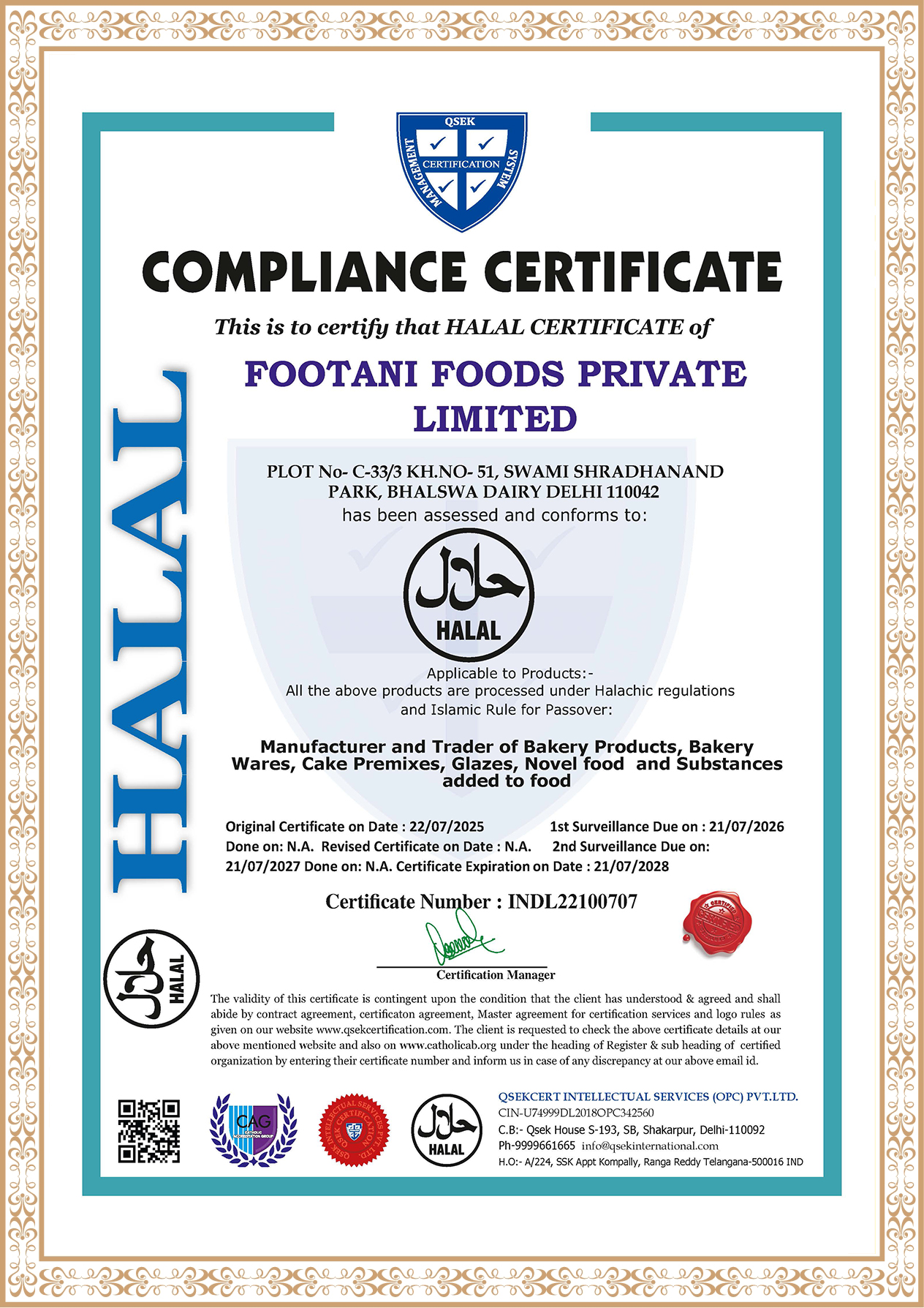 HALAL Certificate